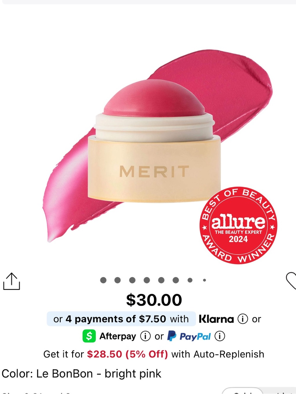 NWOT Merit & Ciele Blush